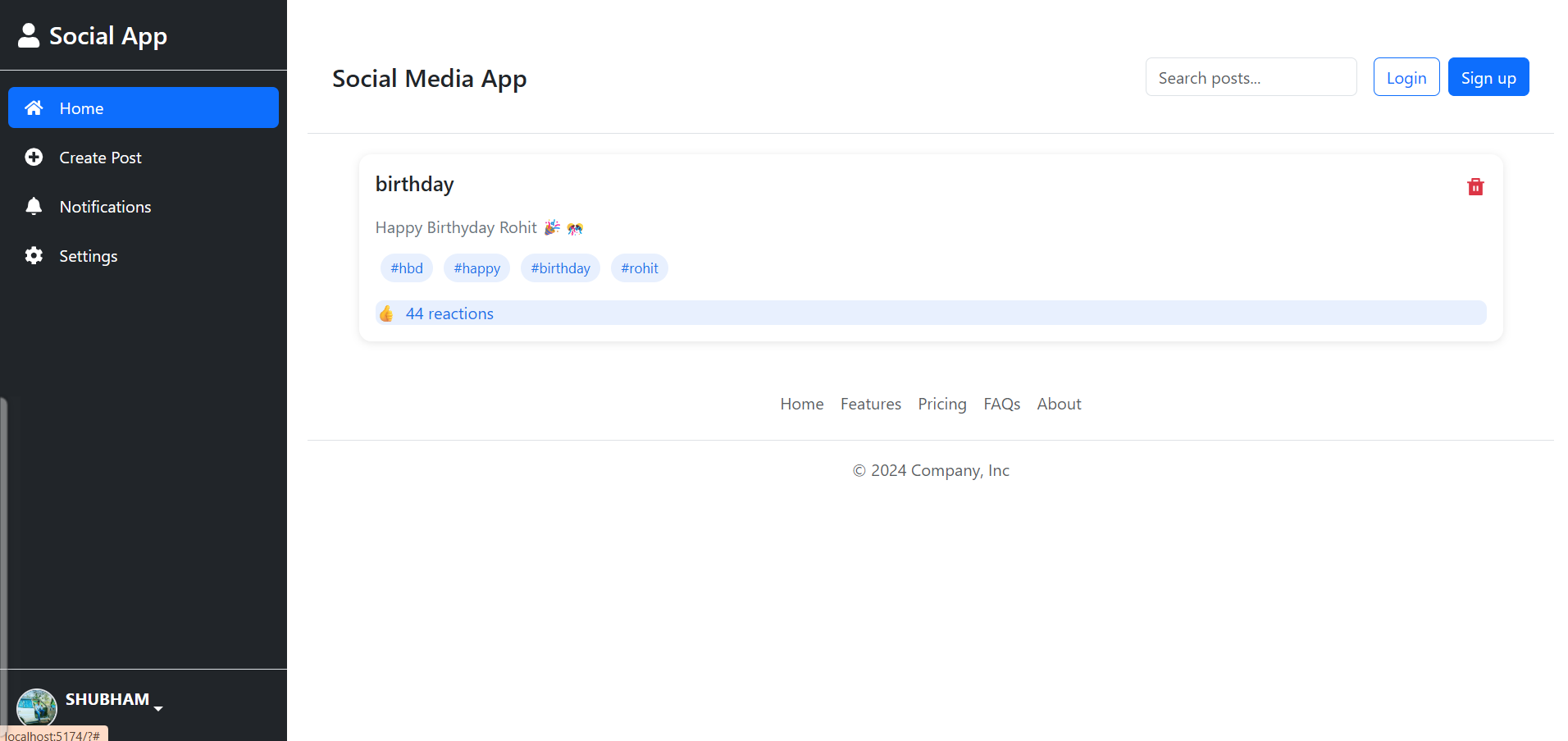 Social Midea preview